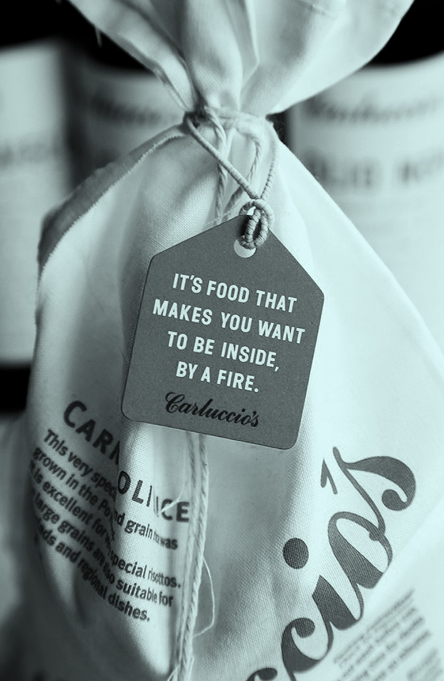 Our winter words for Carluccio's.