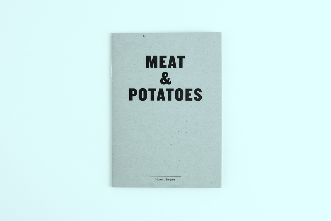 Meat and Potatoes cover for Honest Burgers.