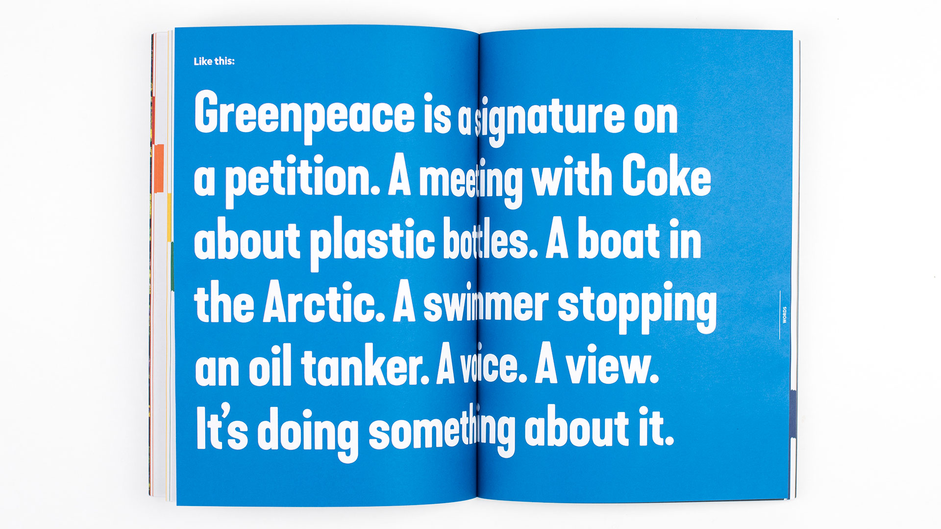 Greenpeace comms guide spread